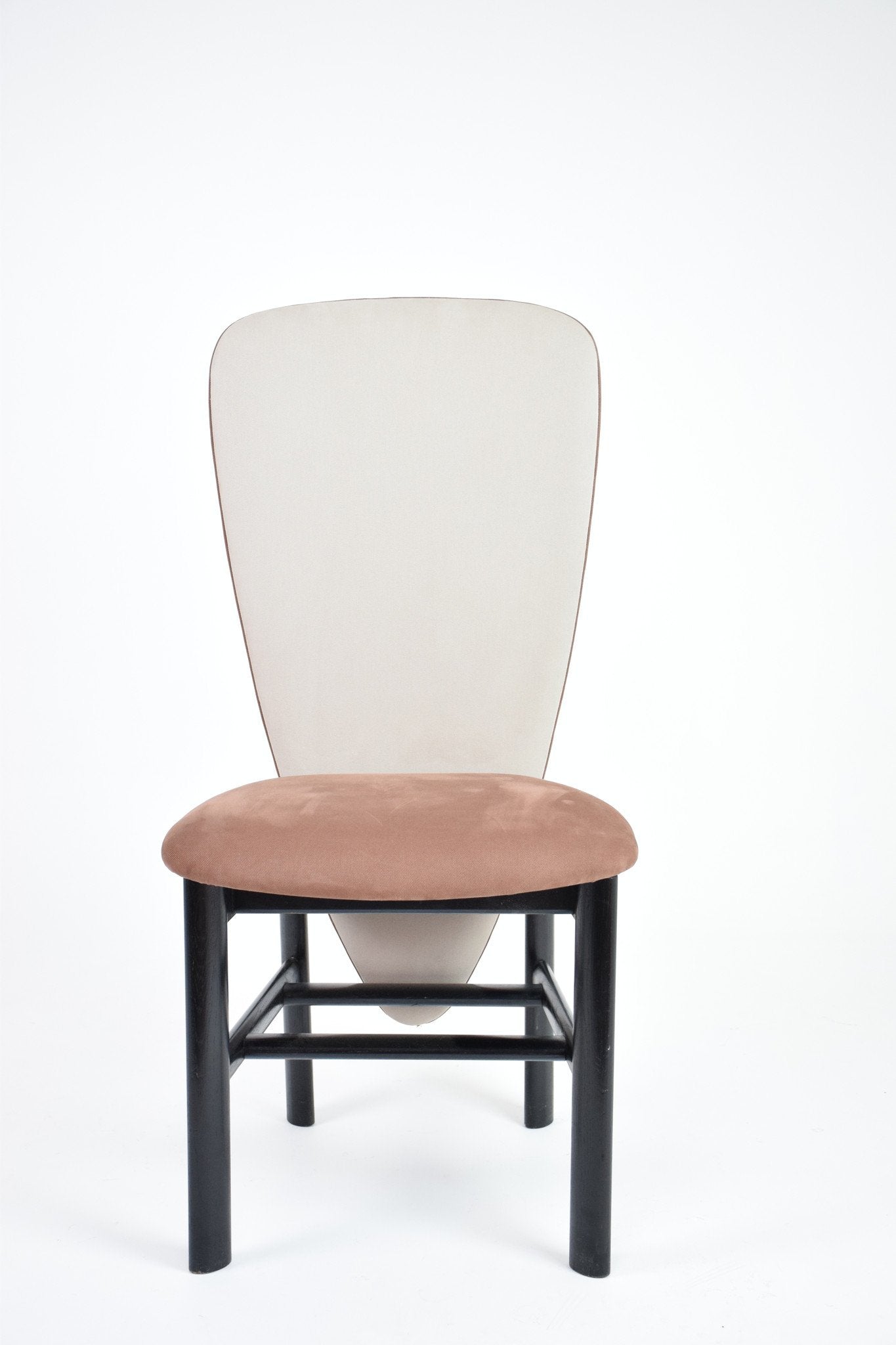 Dutch High Back Mid-Century Oak Dining Chairs, Set of 4 - Spirit Gallery 