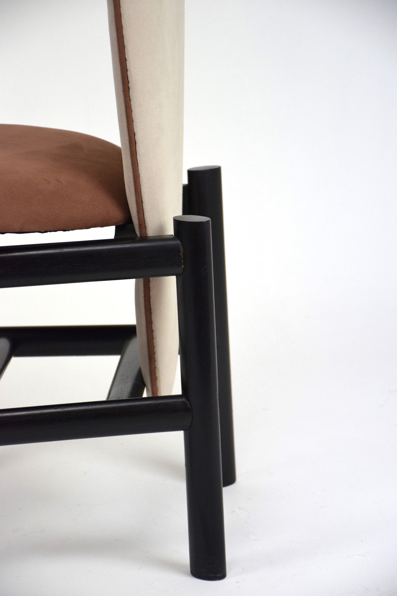 Dutch High Back Mid-Century Oak Dining Chairs, Set of 4 - Spirit Gallery 