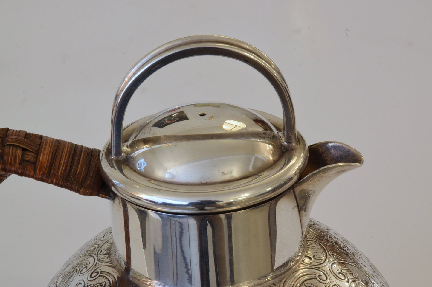 English Antique Small Silver Pitcher or Teapot by Bailey Banks & Biddle - Spirit Gallery 