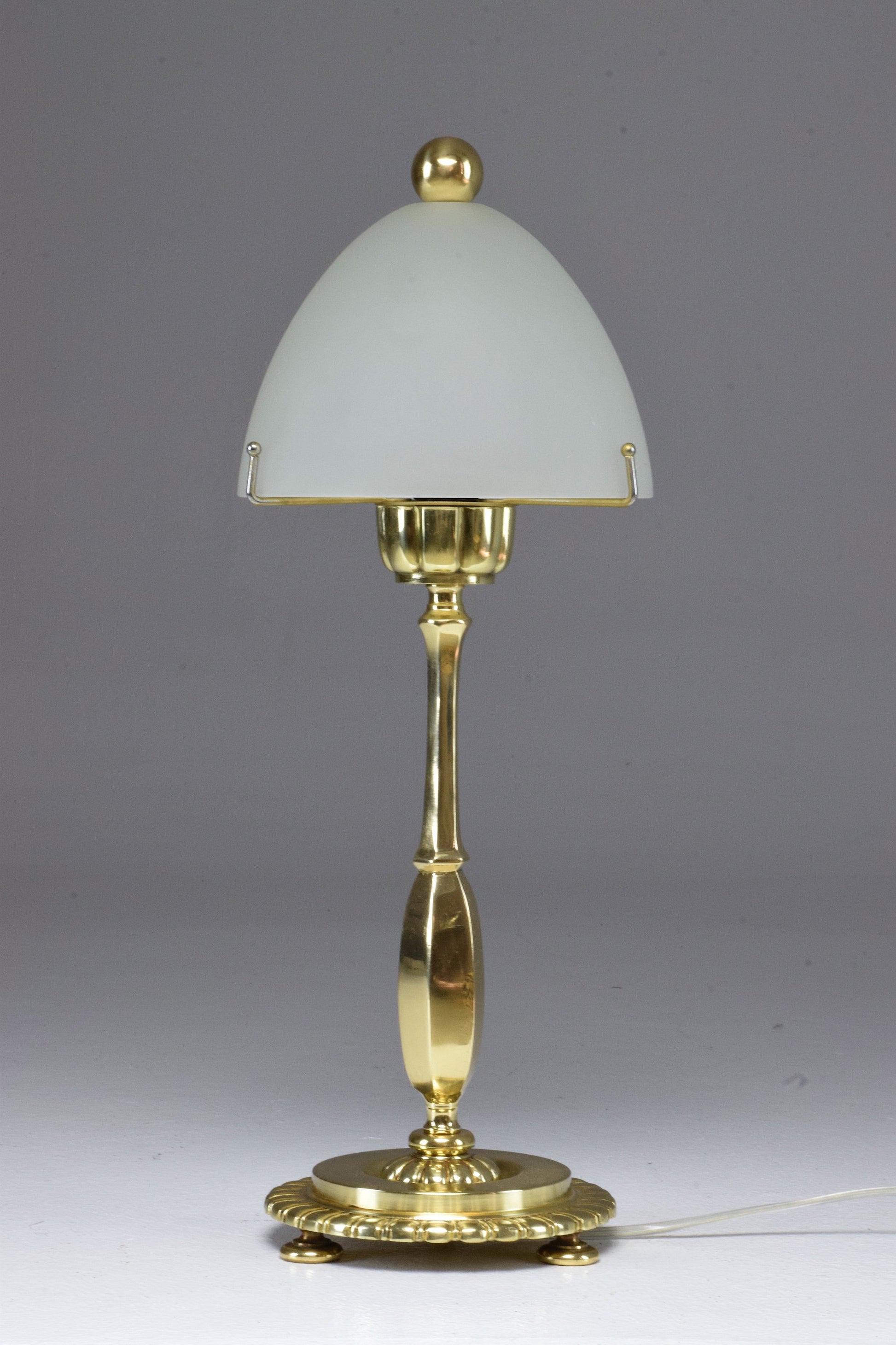French Art Deco Bronze Table Lamp by Henry Petitot, 1930's - Spirit Gallery 