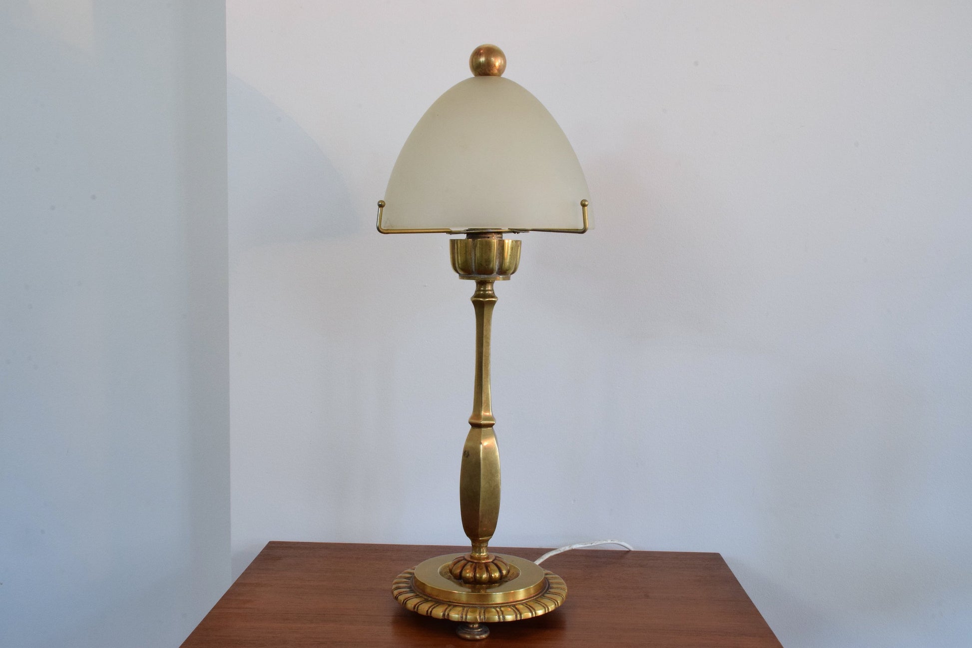 French Art Deco Bronze Table Lamp by Henry Petitot, 1930's - Spirit Gallery 