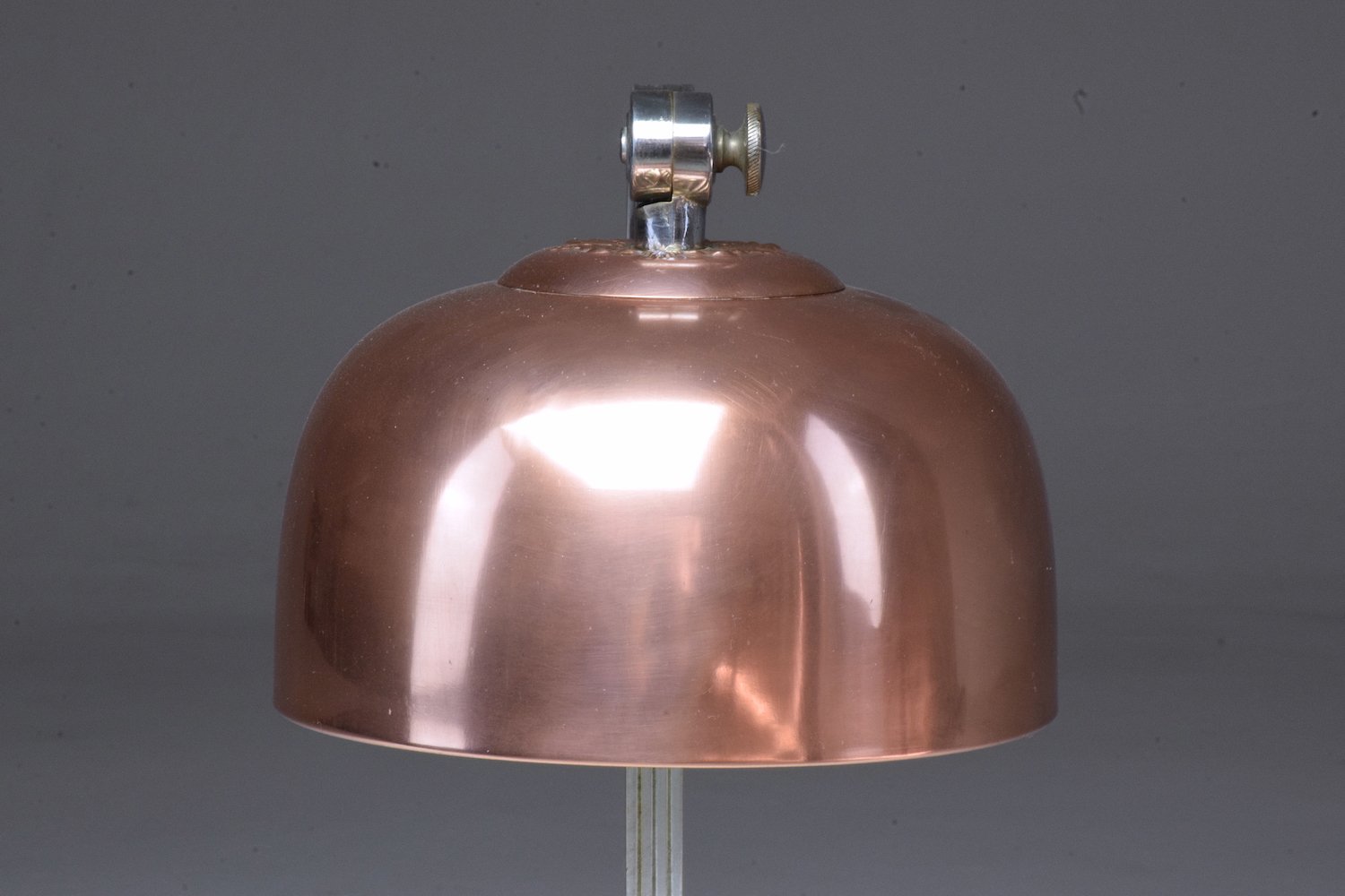 French Art Deco Copper Brass Table Lamp, 1930's - Spirit Gallery 