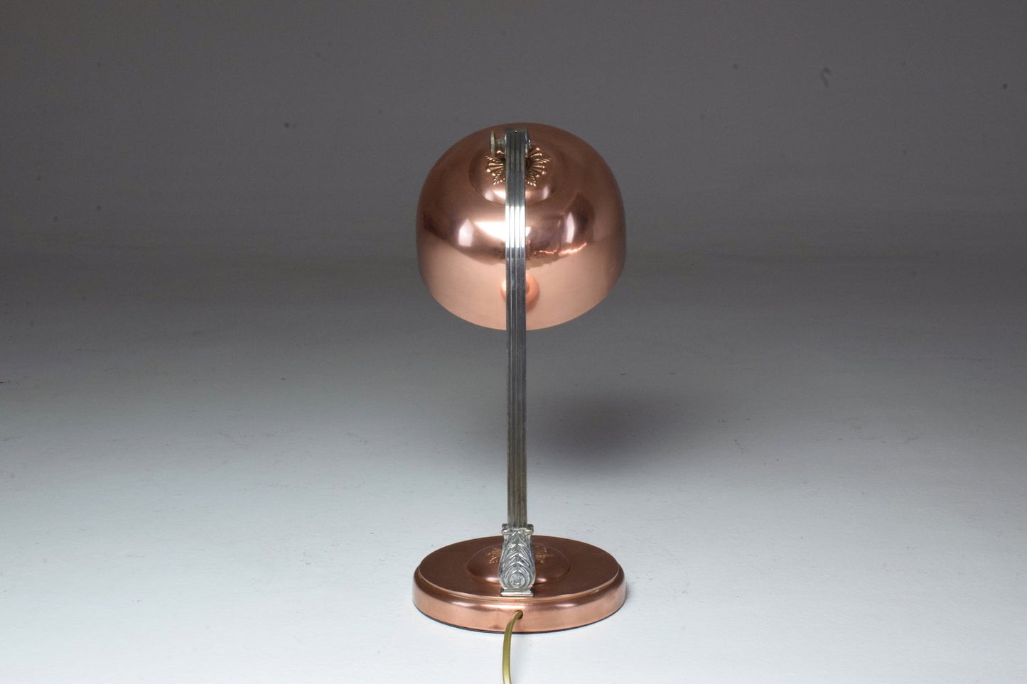 French Art Deco Copper Brass Table Lamp, 1930's - Spirit Gallery 