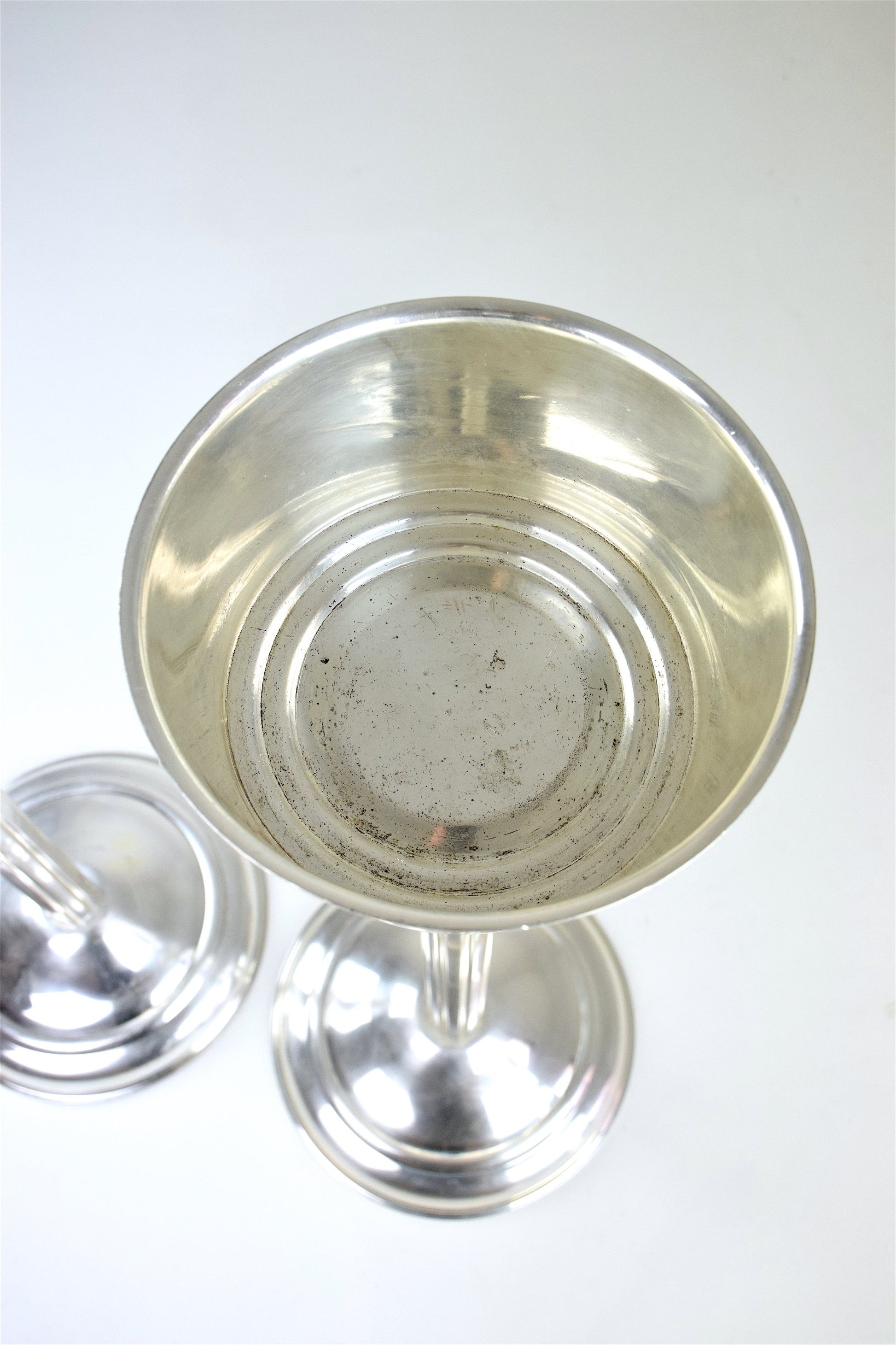 French Silver Plated Wine Bucket Stands, 1960s - Spirit Gallery 