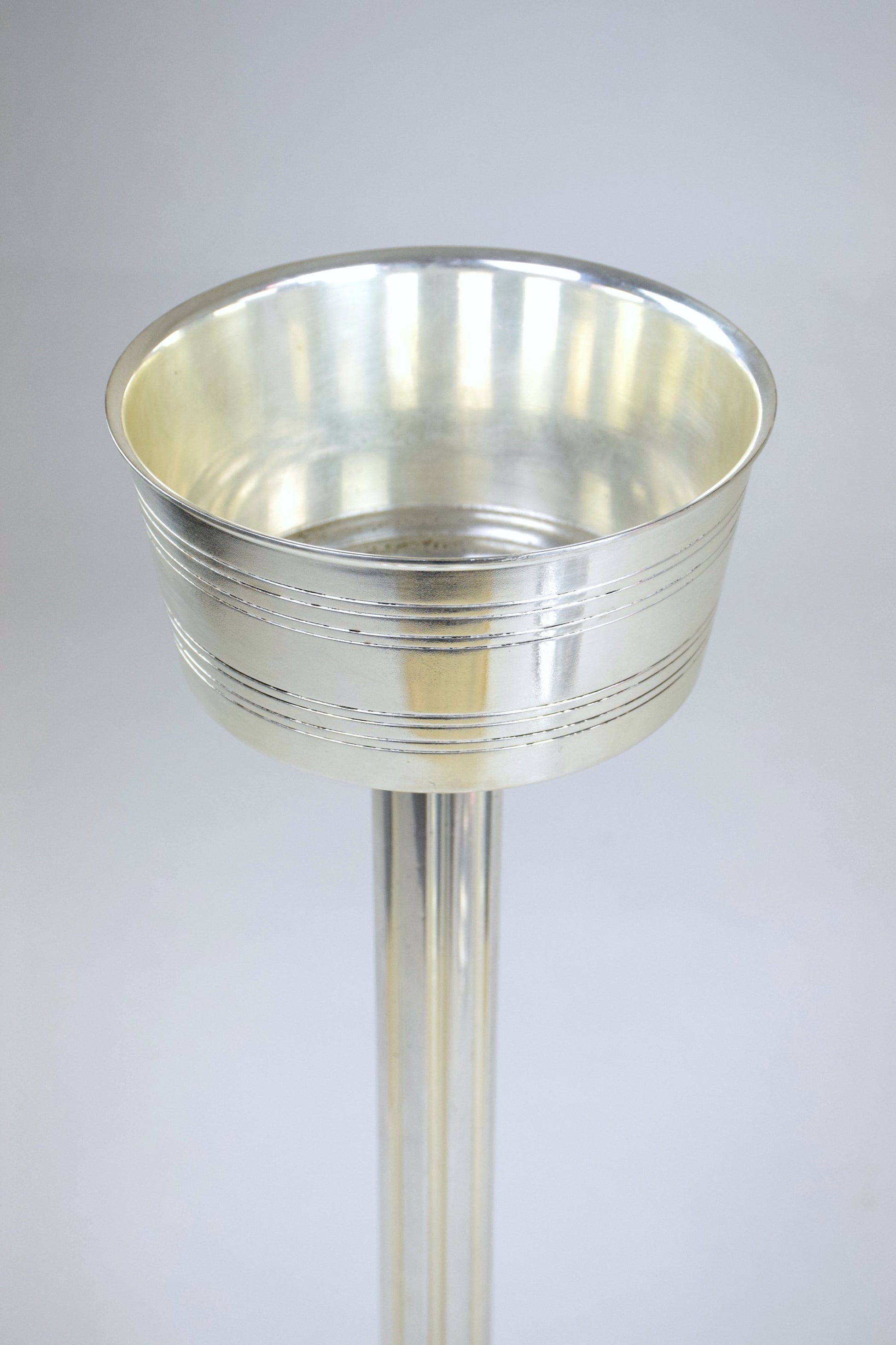 French Silver Plated Wine Bucket Stands, 1960s - Spirit Gallery 
