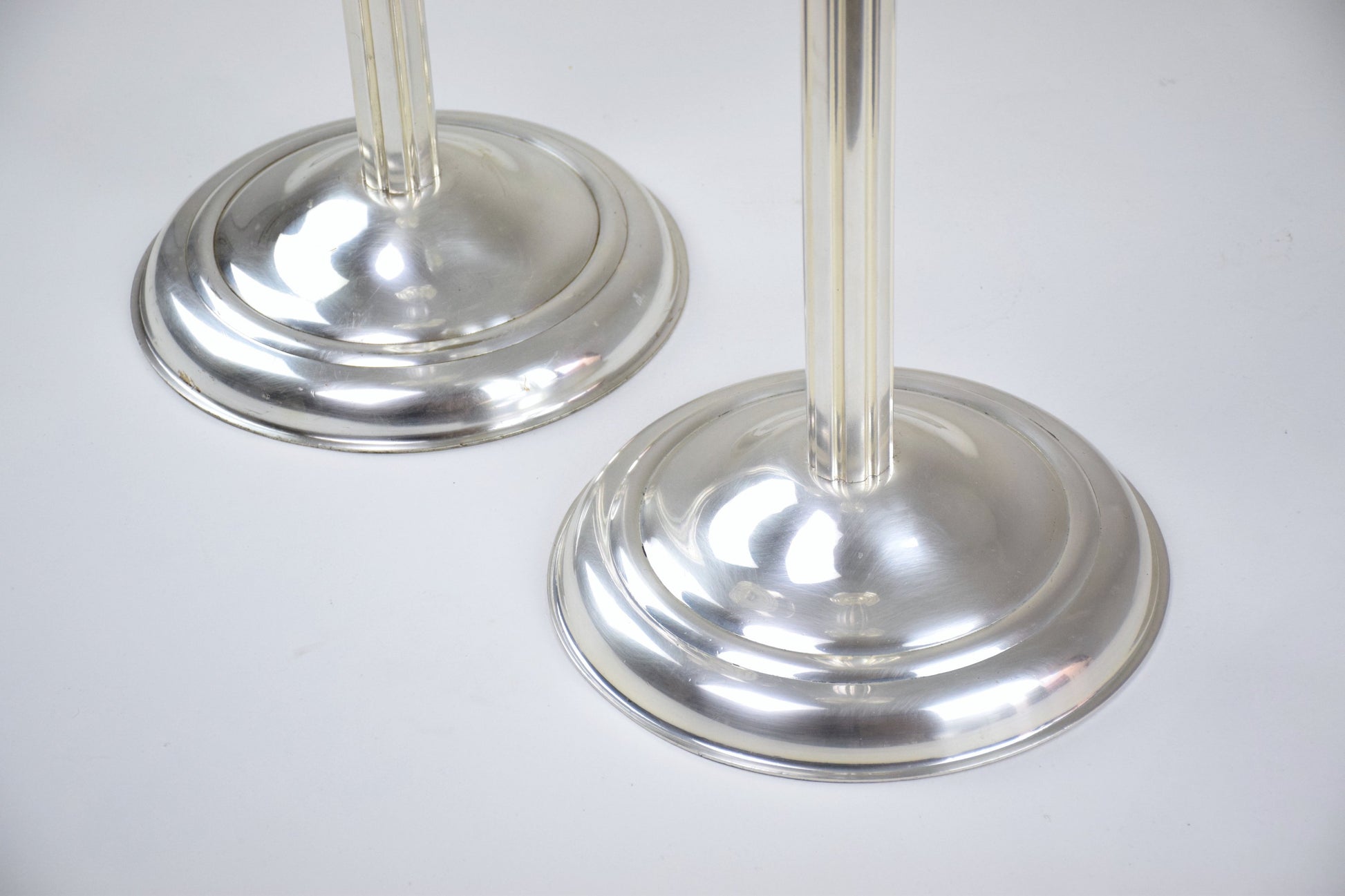 French Silver Plated Wine Bucket Stands, 1960s - Spirit Gallery 