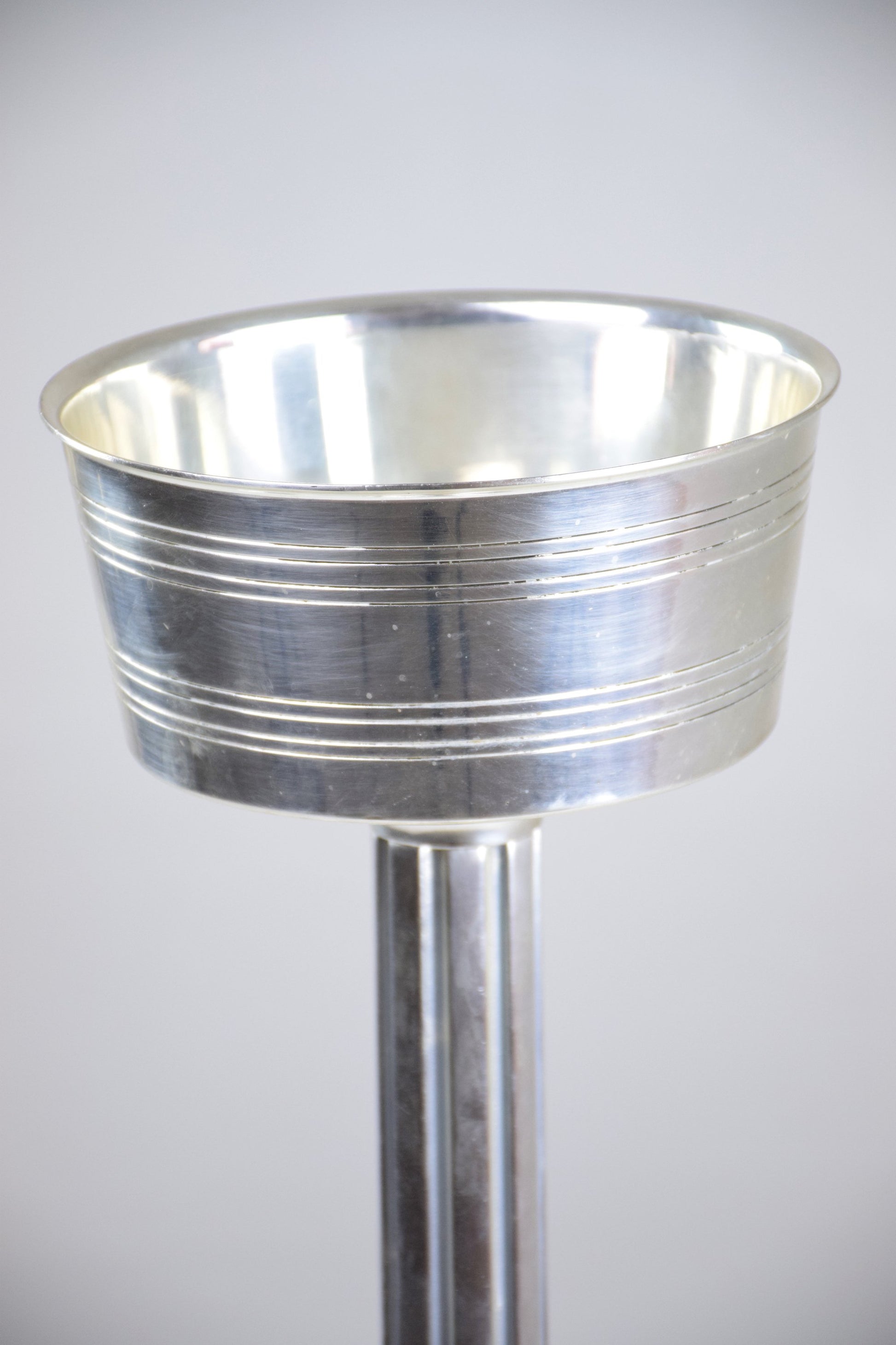 French Silver Plated Wine Bucket Stands, 1960s - Spirit Gallery 