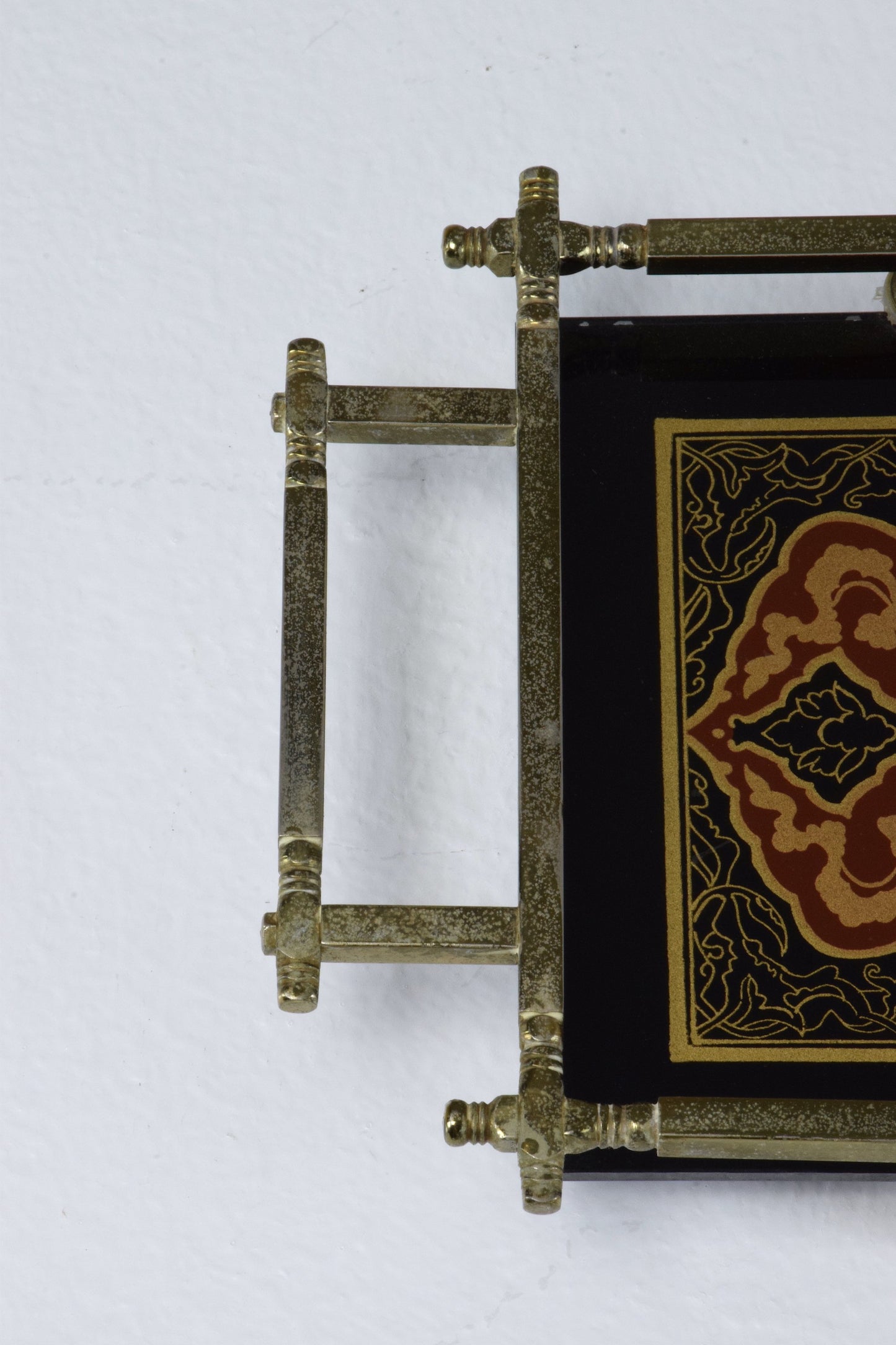 French Vintage Glass and Metal Tray, 1950's - Spirit Gallery 