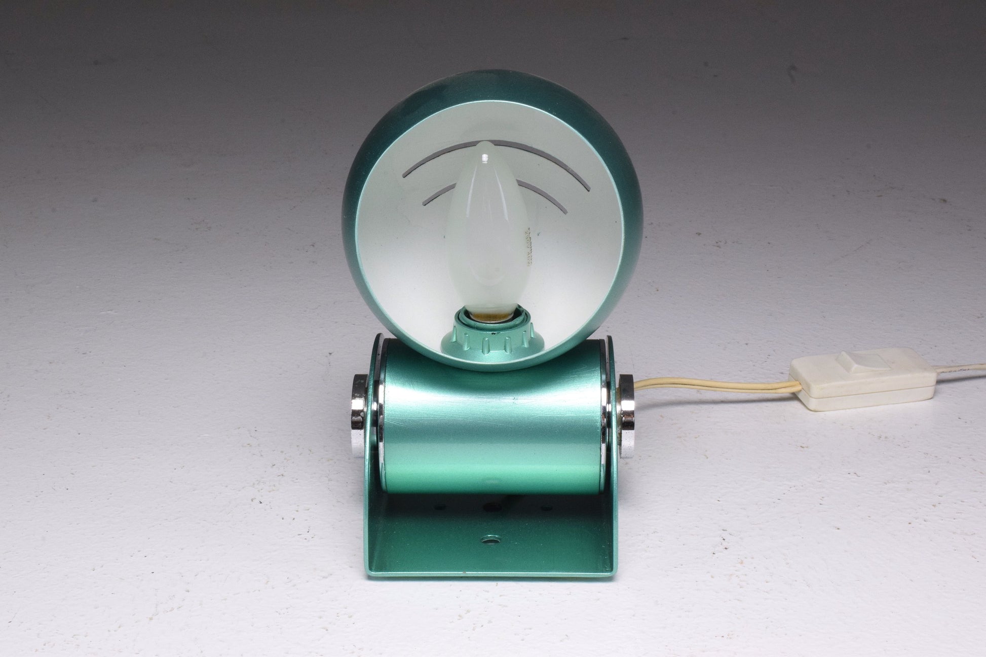 French Vintage Rotating Green Desk Lamp, 1960's - Spirit Gallery 