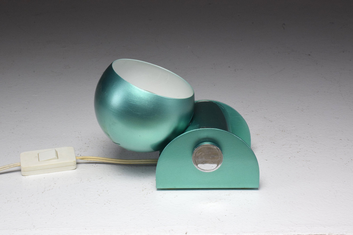 French Vintage Rotating Green Desk Lamp, 1960's - Spirit Gallery 