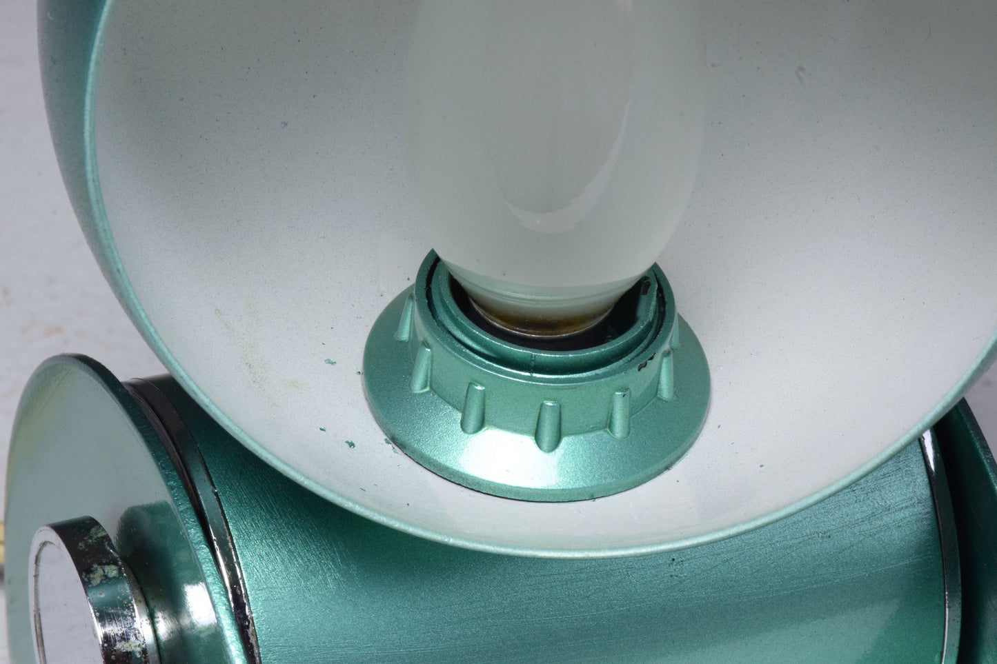 French Vintage Rotating Green Desk Lamp, 1960's - Spirit Gallery 