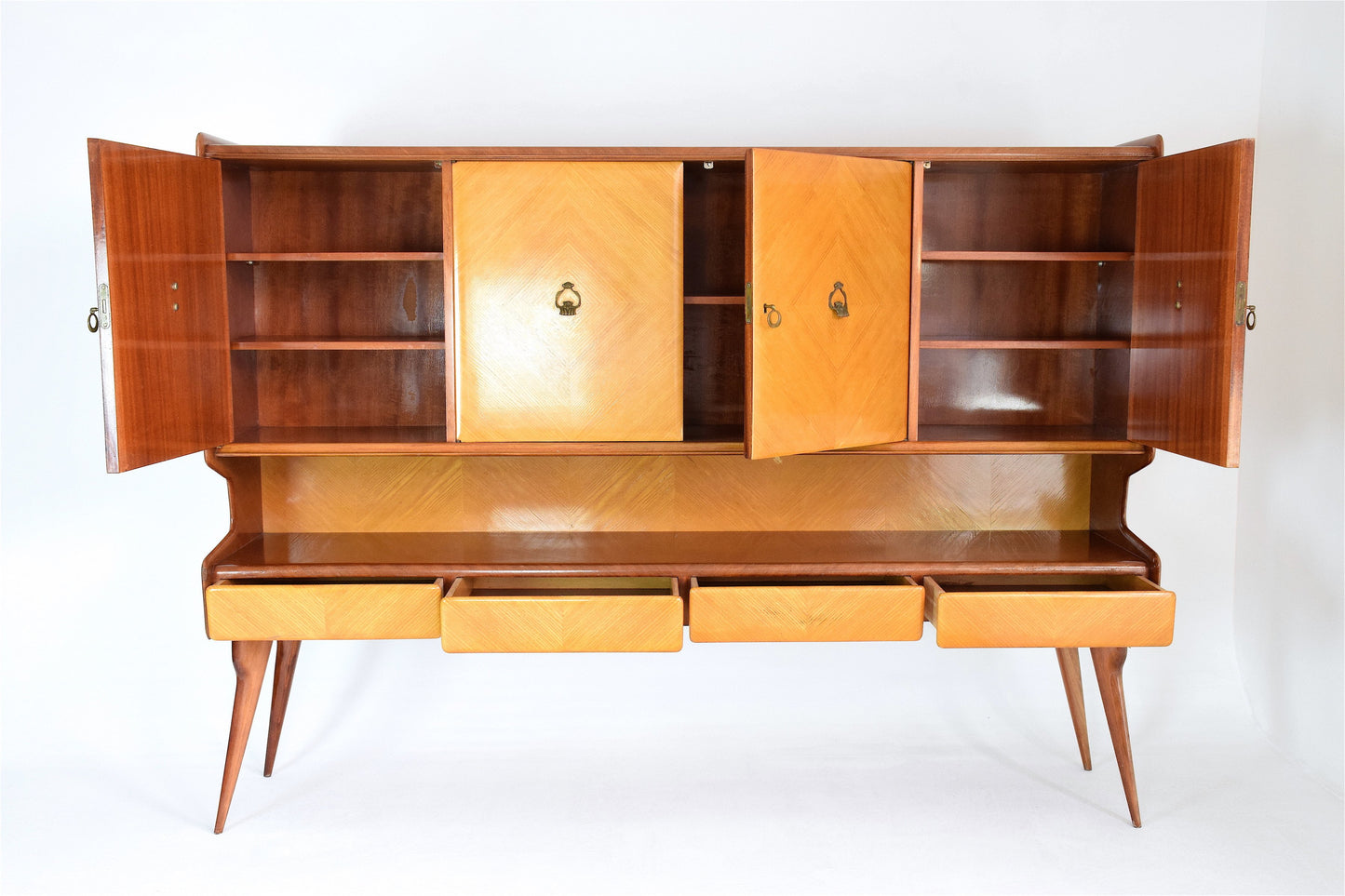 Italian Credenza or Buffet In the Style of Ico Parisi - Spirit Gallery 