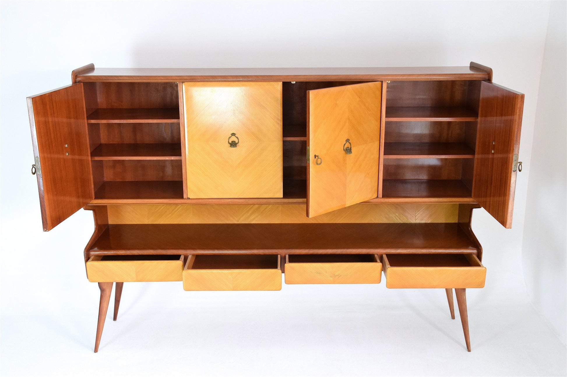 Italian Credenza or Buffet In the Style of Ico Parisi - Spirit Gallery 