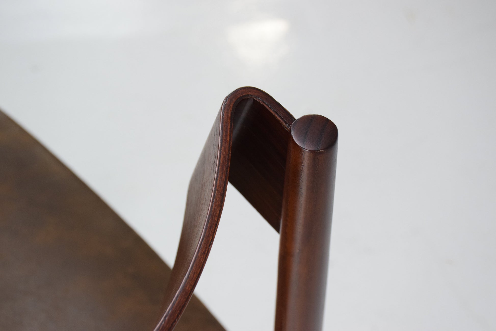 Italian Curved Dining Chairs by Gianfranco Frattini, Set of 5, 1960s - Spirit Gallery 