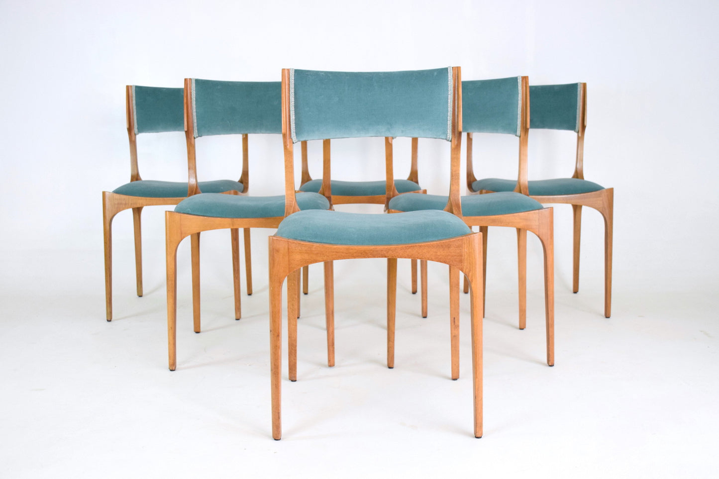 Italian Dining Chairs by Giuseppe Gibelli for Sormani, Set of 6, 1960's - Spirit Gallery 