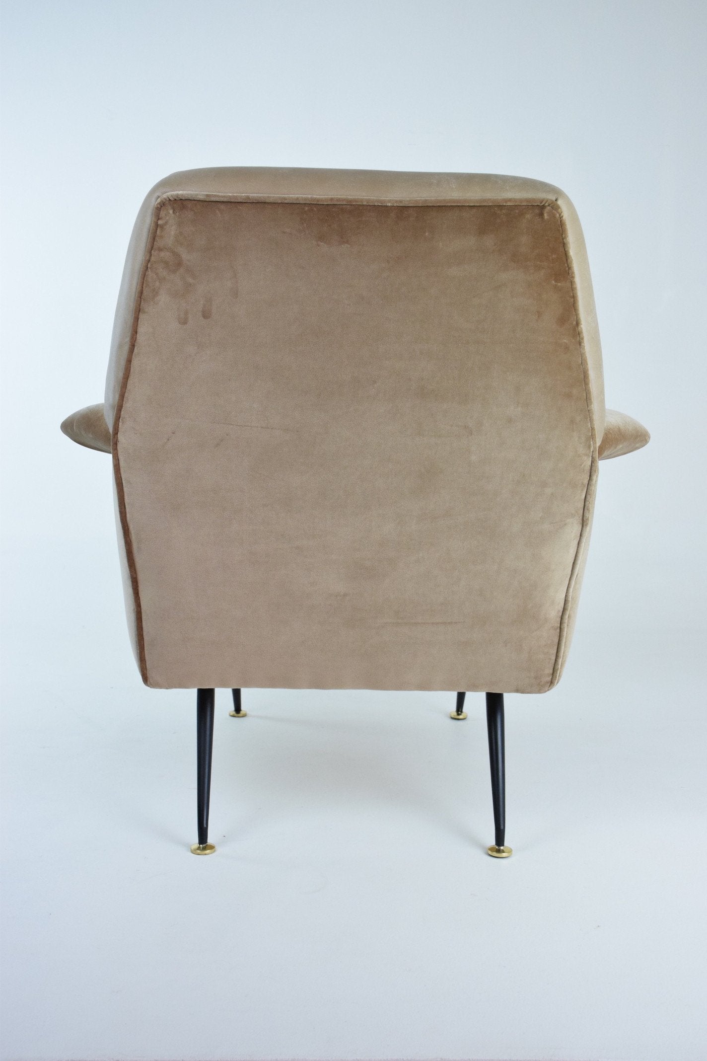 Italian Green Velvet Armchairs, 1960s, Set of 2 - Spirit Gallery 