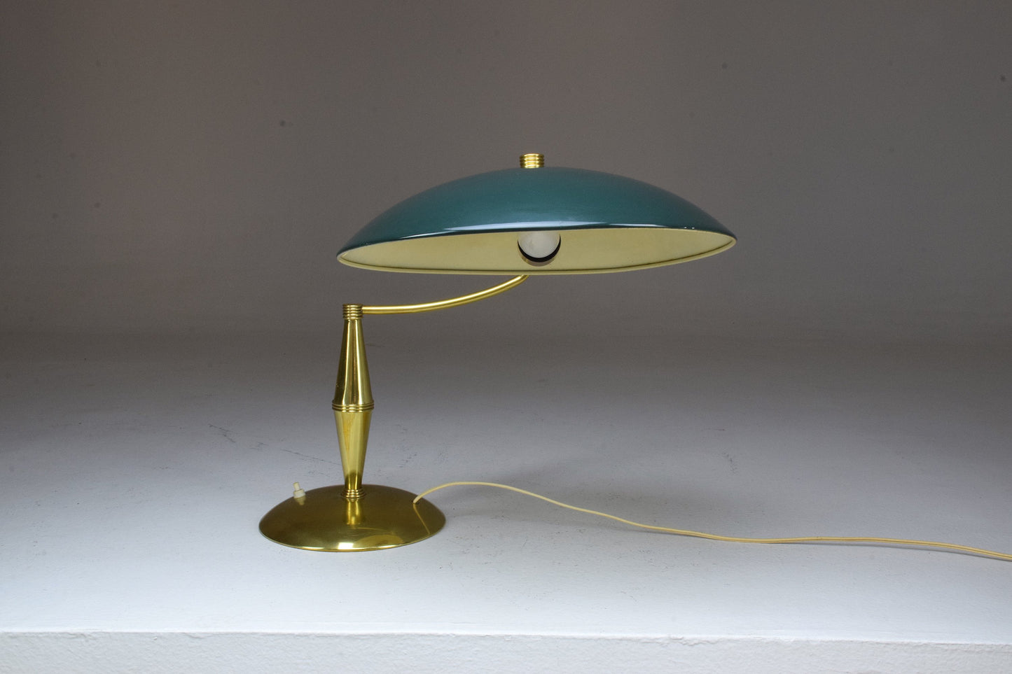 Italian Mid-Century Arredoluce Brass Table Lamp, 1950's - Spirit Gallery 