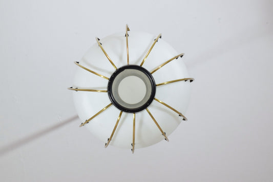 Italian Mid-Century Brass Pendant by Angelo Lelli for Arredoluce, 1960's - Spirit Gallery 