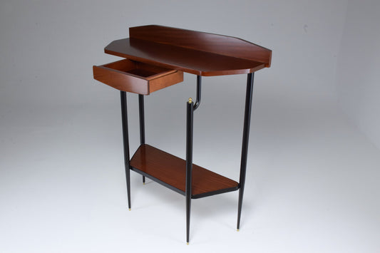 Italian Mid-Century Demi Lune Console Table, 1950's - Spirit Gallery 