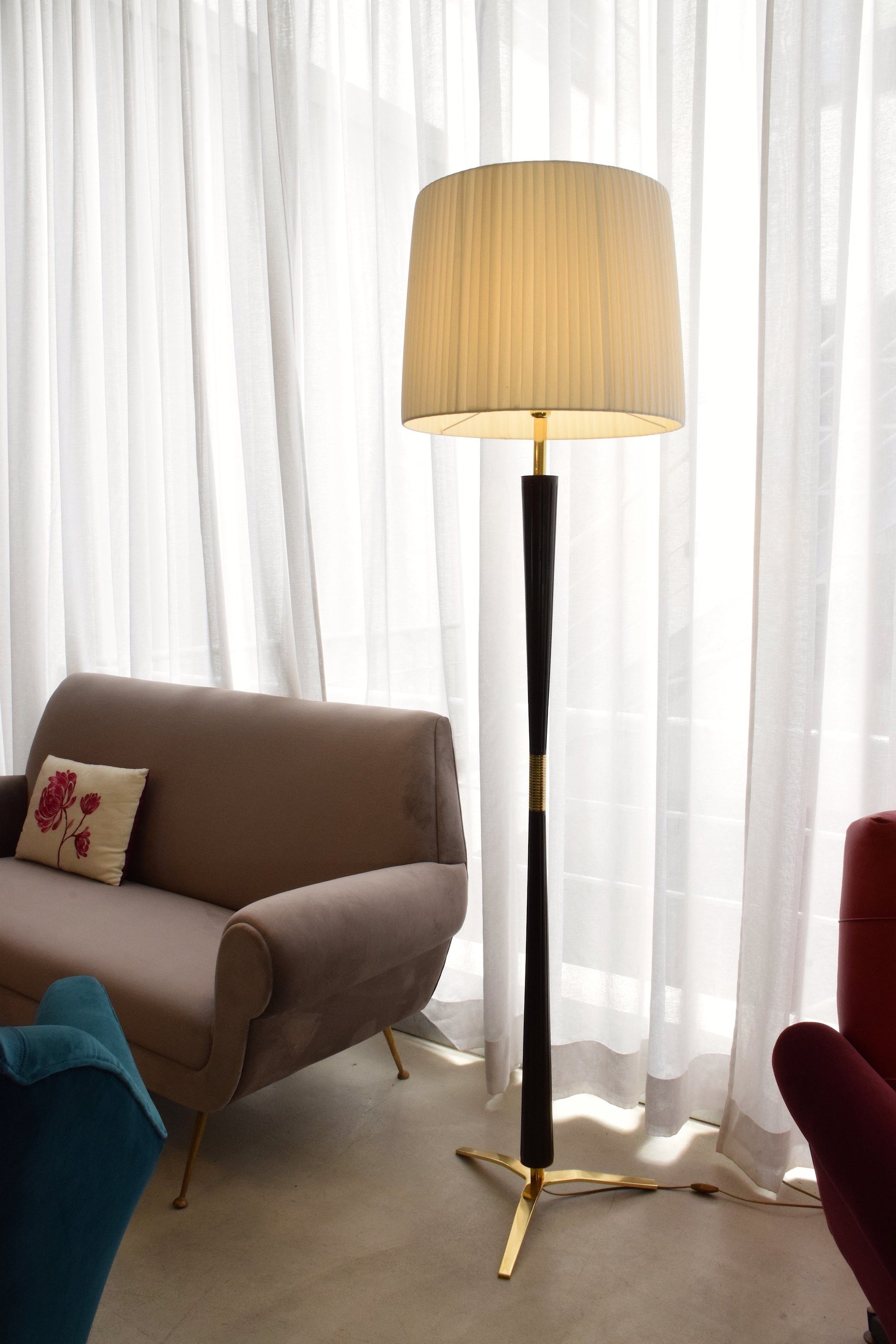 Italian Mid-Century Floor Lamp by Stilnovo, 1960's - Spirit Gallery 