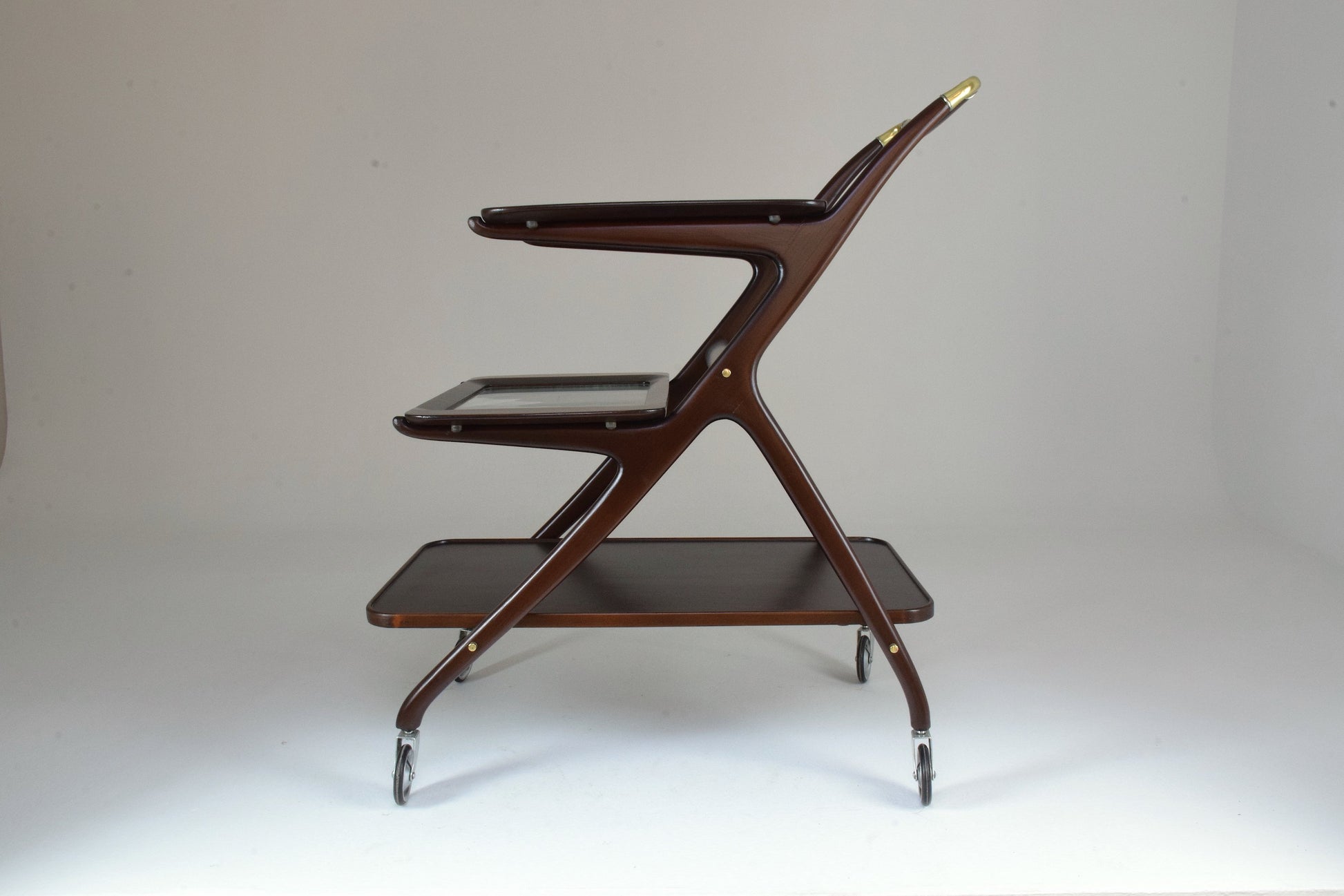 Italian Mid-Century Vintage Bar Cart by Ico Parisi - Spirit Gallery 