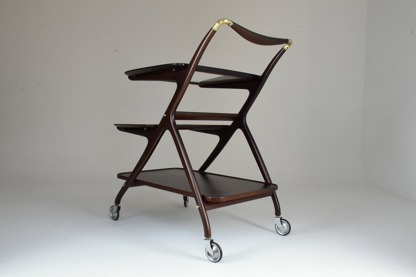 Italian Mid-Century Vintage Bar Cart by Ico Parisi - Spirit Gallery 