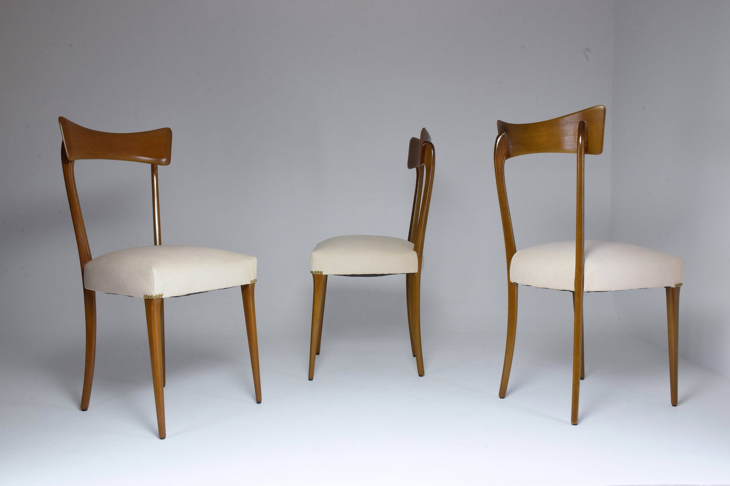 Italian Midcentury Dining Chairs, Set of 6, 1950s - Spirit Gallery 