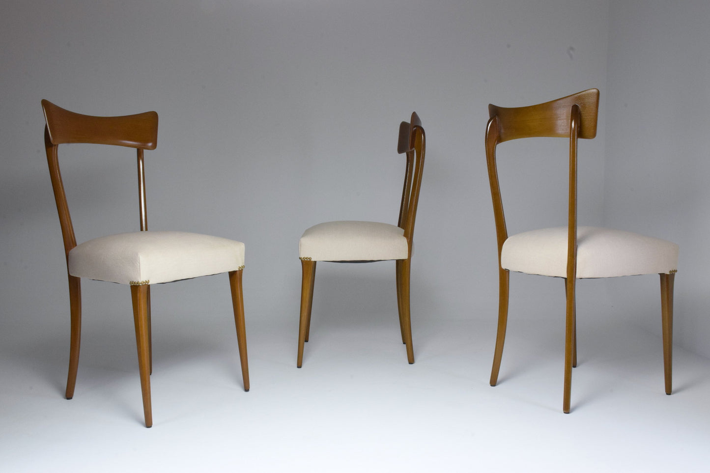 Italian Midcentury Dining Chairs, Set of 6, 1950s - Spirit Gallery 