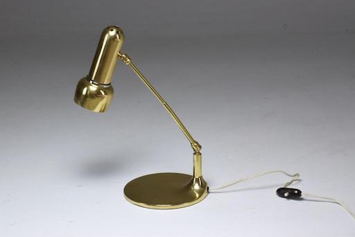 Italian Midcentury Vintage Brass Articulating Lamp, 1950s - Spirit Gallery 