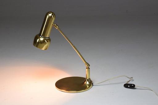 Italian Midcentury Vintage Brass Articulating Lamp, 1950s - Spirit Gallery 