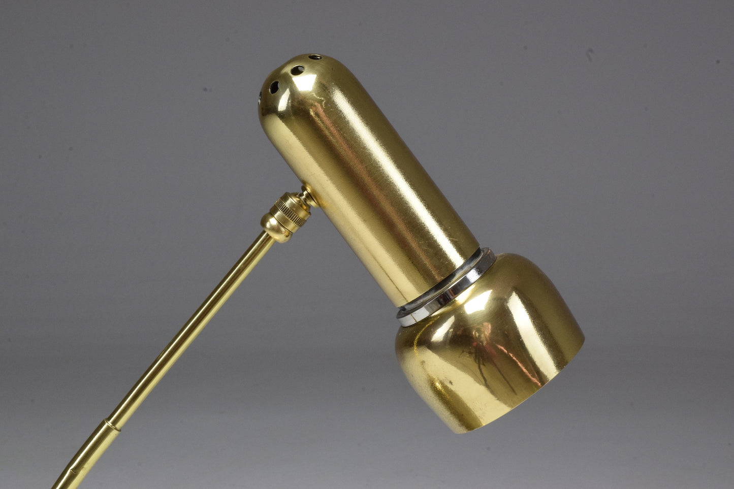 Italian Midcentury Vintage Brass Articulating Lamp, 1950s - Spirit Gallery 