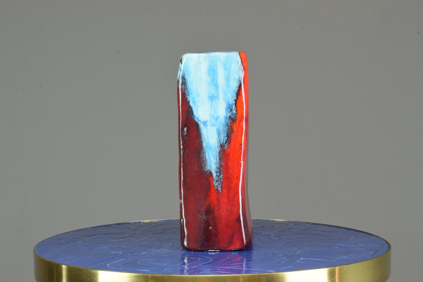 Italian Multicolour Vintage Ceramic Vase, 1970's - Spirit Gallery 