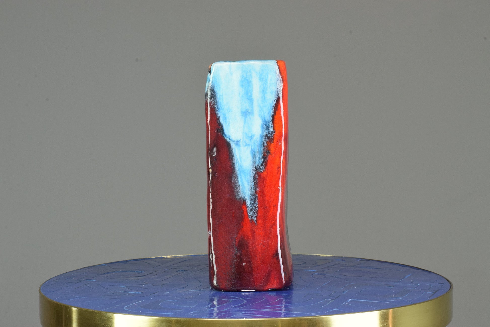 Italian Multicolour Vintage Ceramic Vase, 1970's - Spirit Gallery 