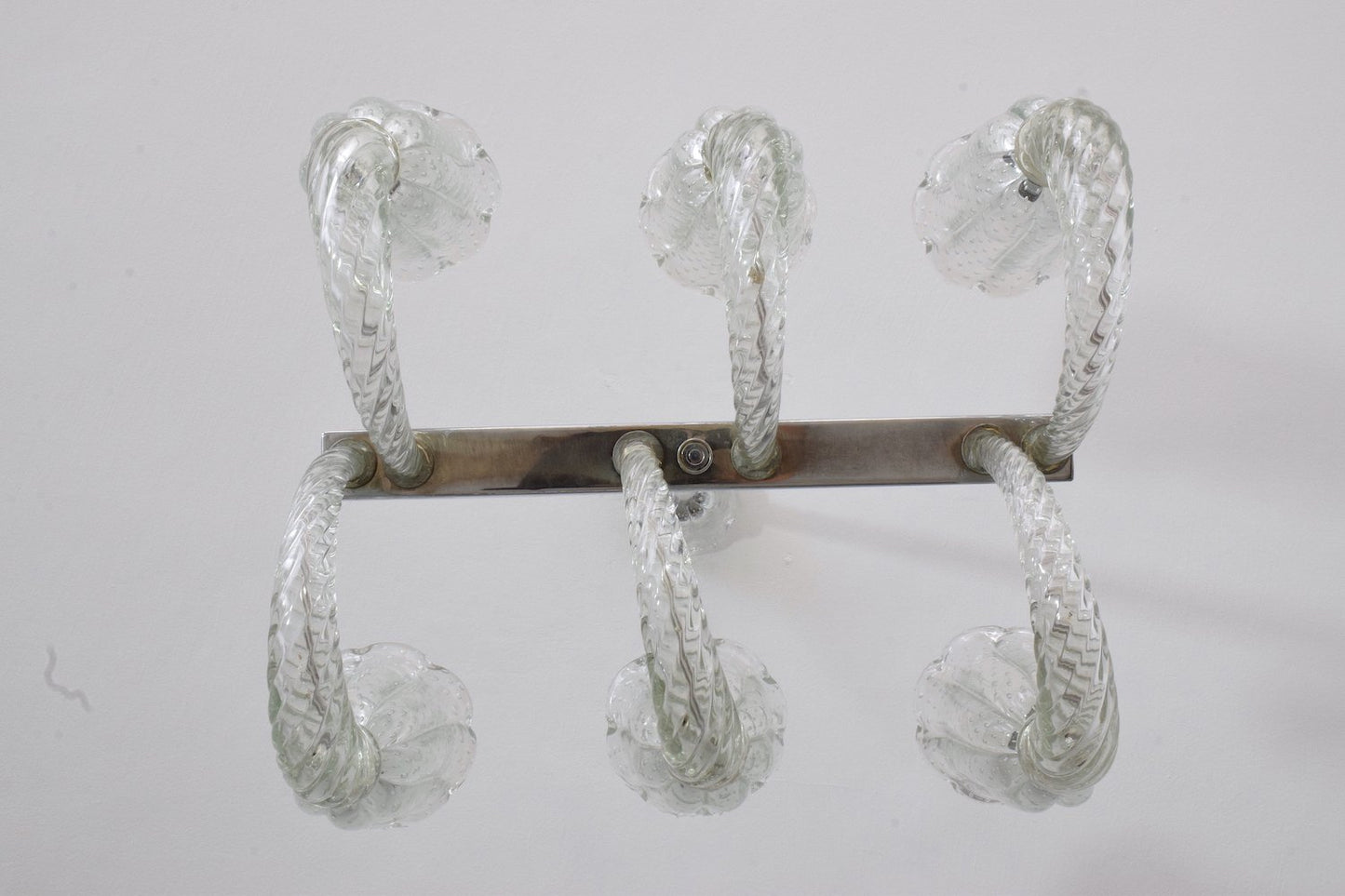 Italian Murano Vintage Chandelier Attributed to Barovier & Toso, 1940's - Spirit Gallery 