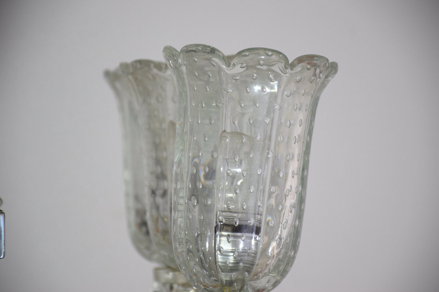 Italian Murano Vintage Chandelier Attributed to Barovier & Toso, 1940's - Spirit Gallery 