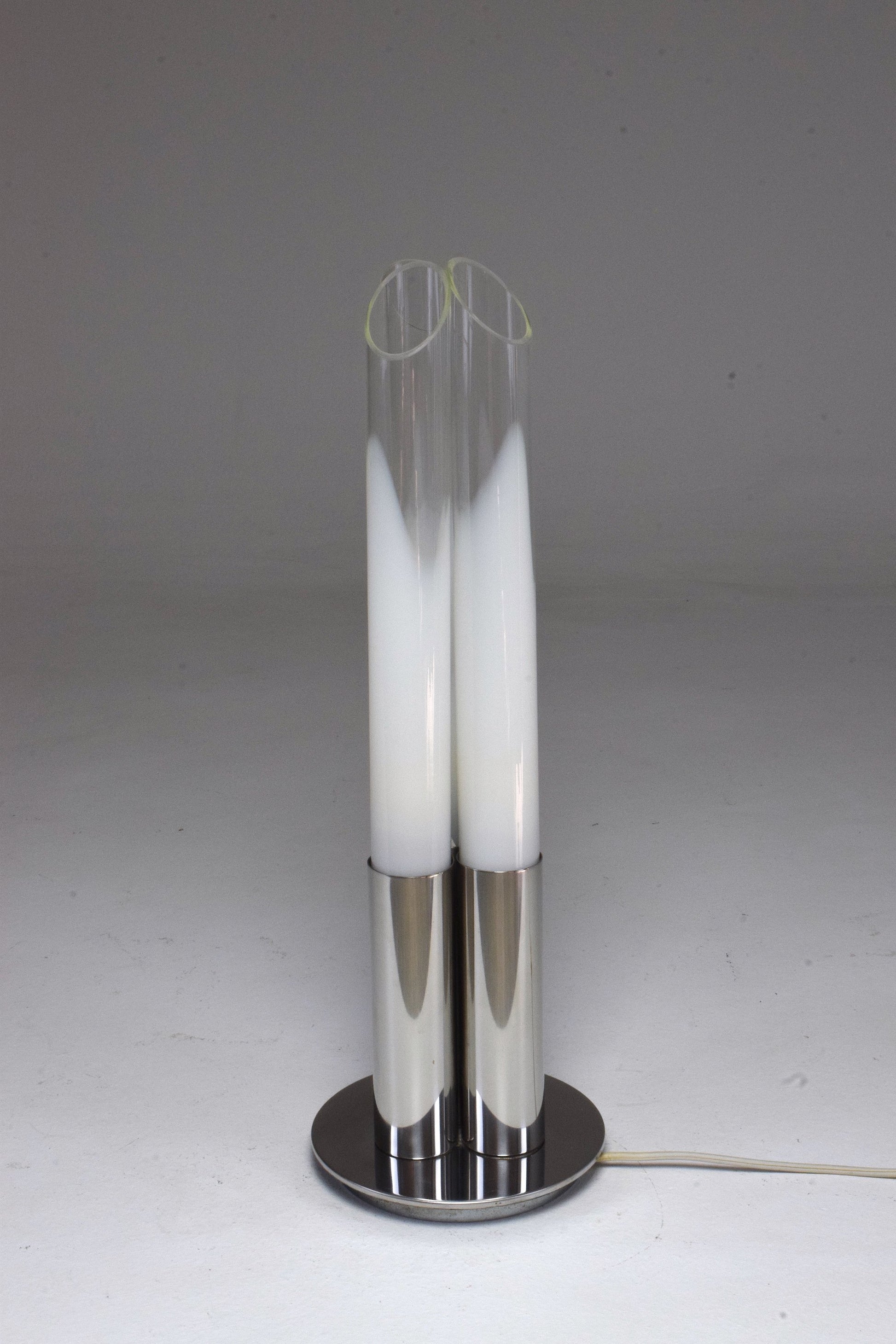 Italian Space Age Chrome Three-Light Lamp by Goffredo Reggiani, 1960's - Spirit Gallery 