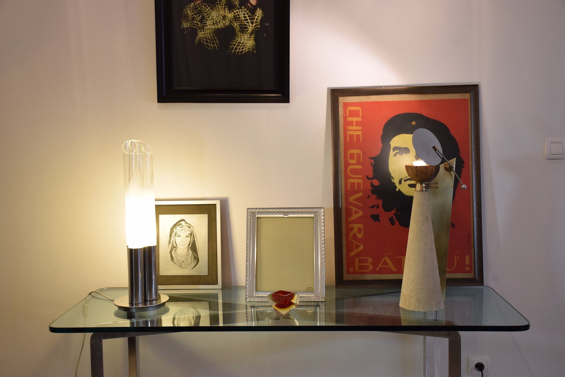 Italian Space Age Chrome Three-Light Lamp by Goffredo Reggiani, 1960's - Spirit Gallery 