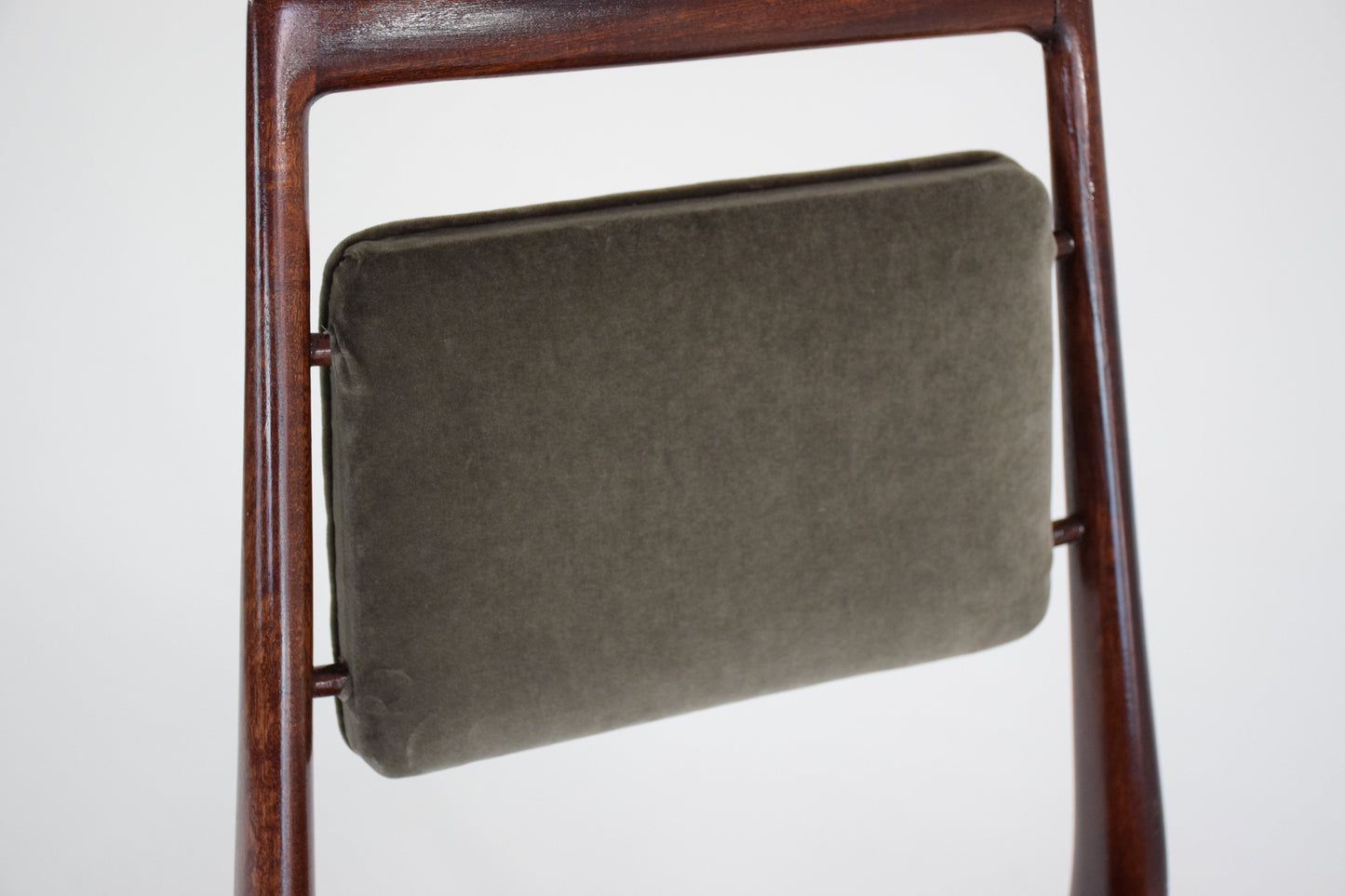 Italian Velvet Dining Chairs, Set of 8, 1950's - Spirit Gallery 