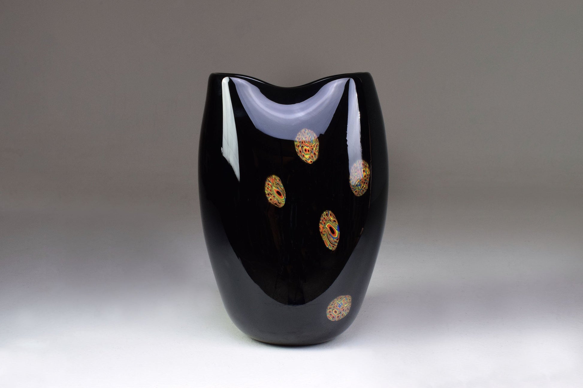 Italian Vintage Art Glass Vase, 1970s - Spirit Gallery 