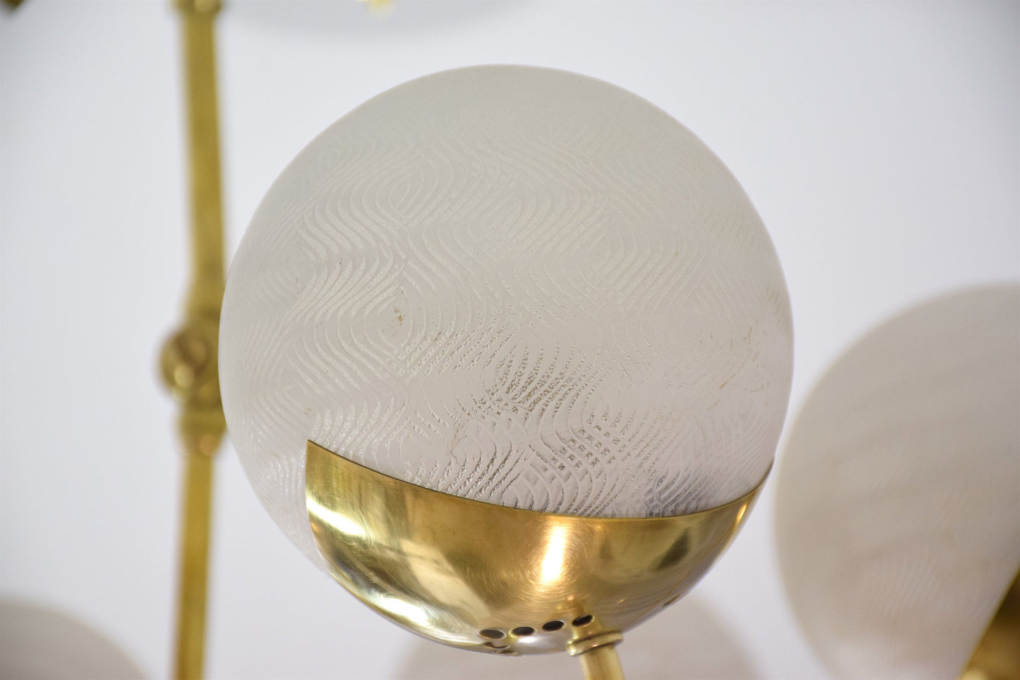 Italian Vintage Articulating Brass Spider Chandelier, 1950s - Spirit Gallery 