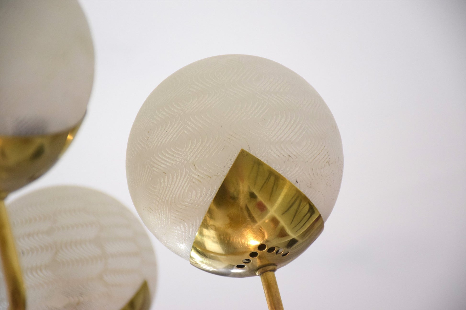 Italian Vintage Articulating Brass Spider Chandelier, 1950s - Spirit Gallery 