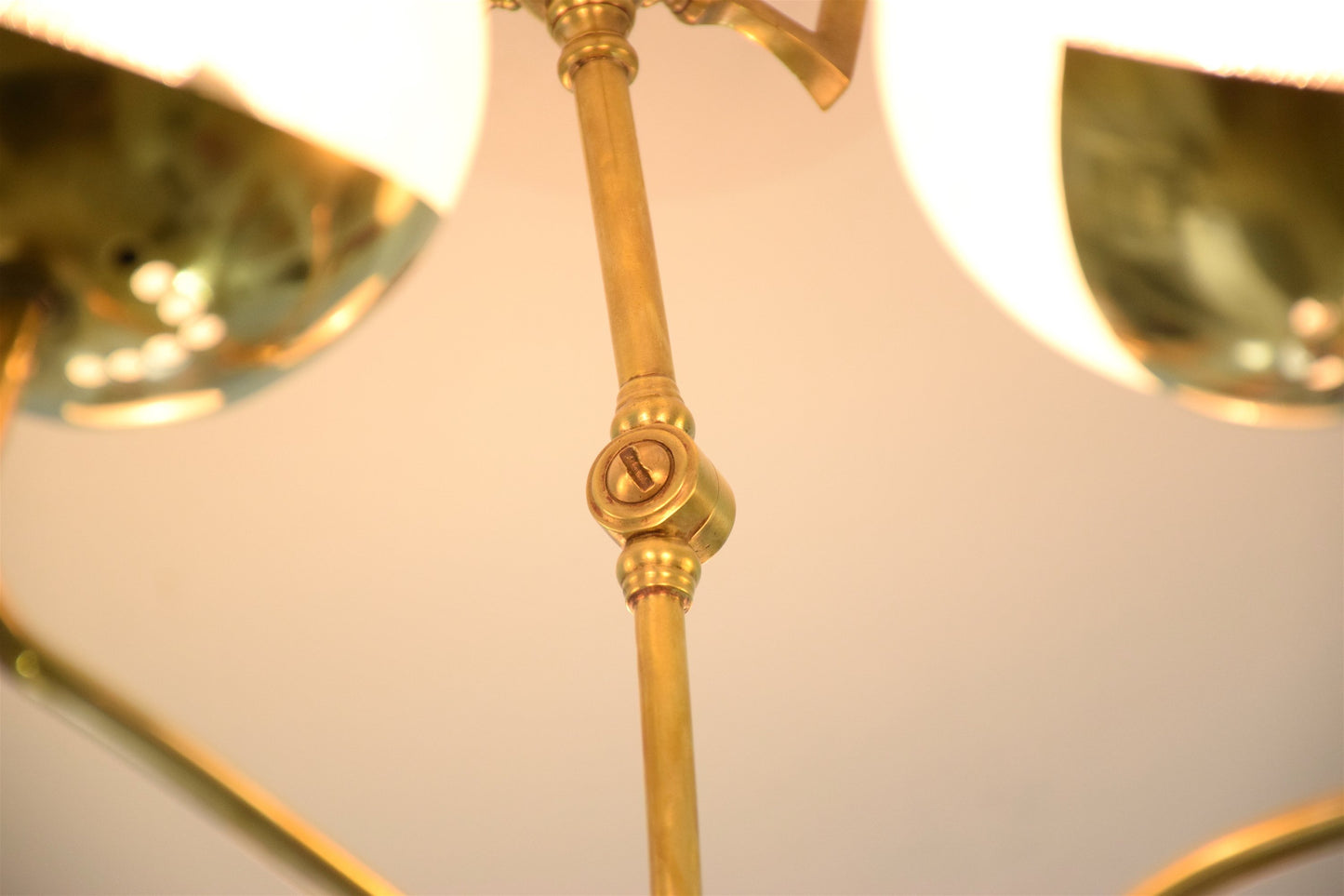 Italian Vintage Articulating Brass Spider Chandelier, 1950s - Spirit Gallery 