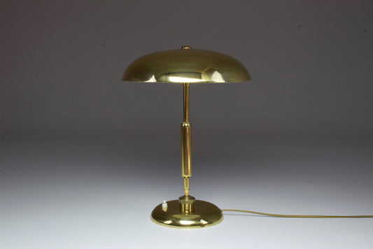 Italian Vintage Brass Lamp by Oscar Torlasco, 1950's - Spirit Gallery 