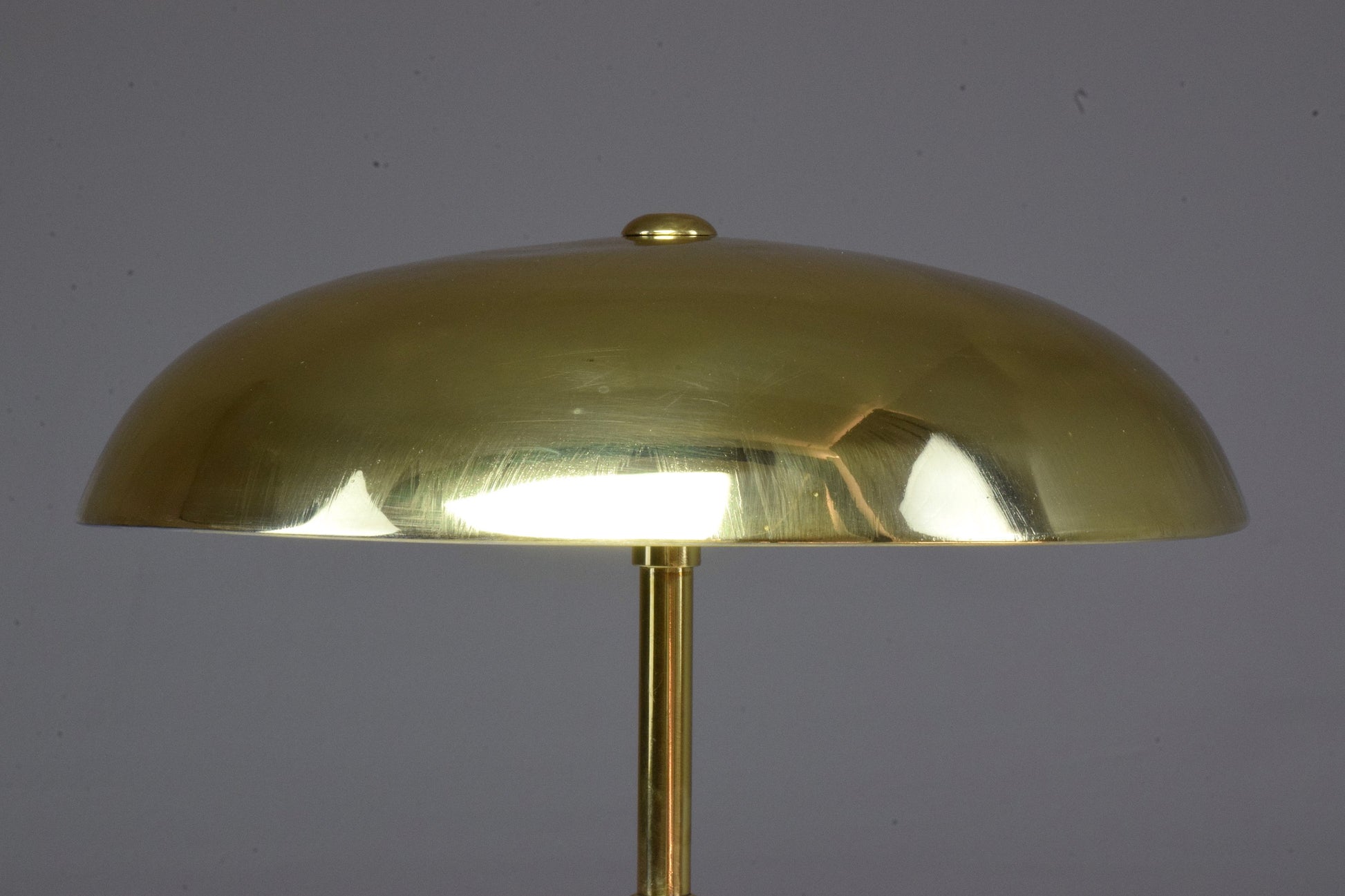 Italian Vintage Brass Lamp by Oscar Torlasco, 1950's - Spirit Gallery 