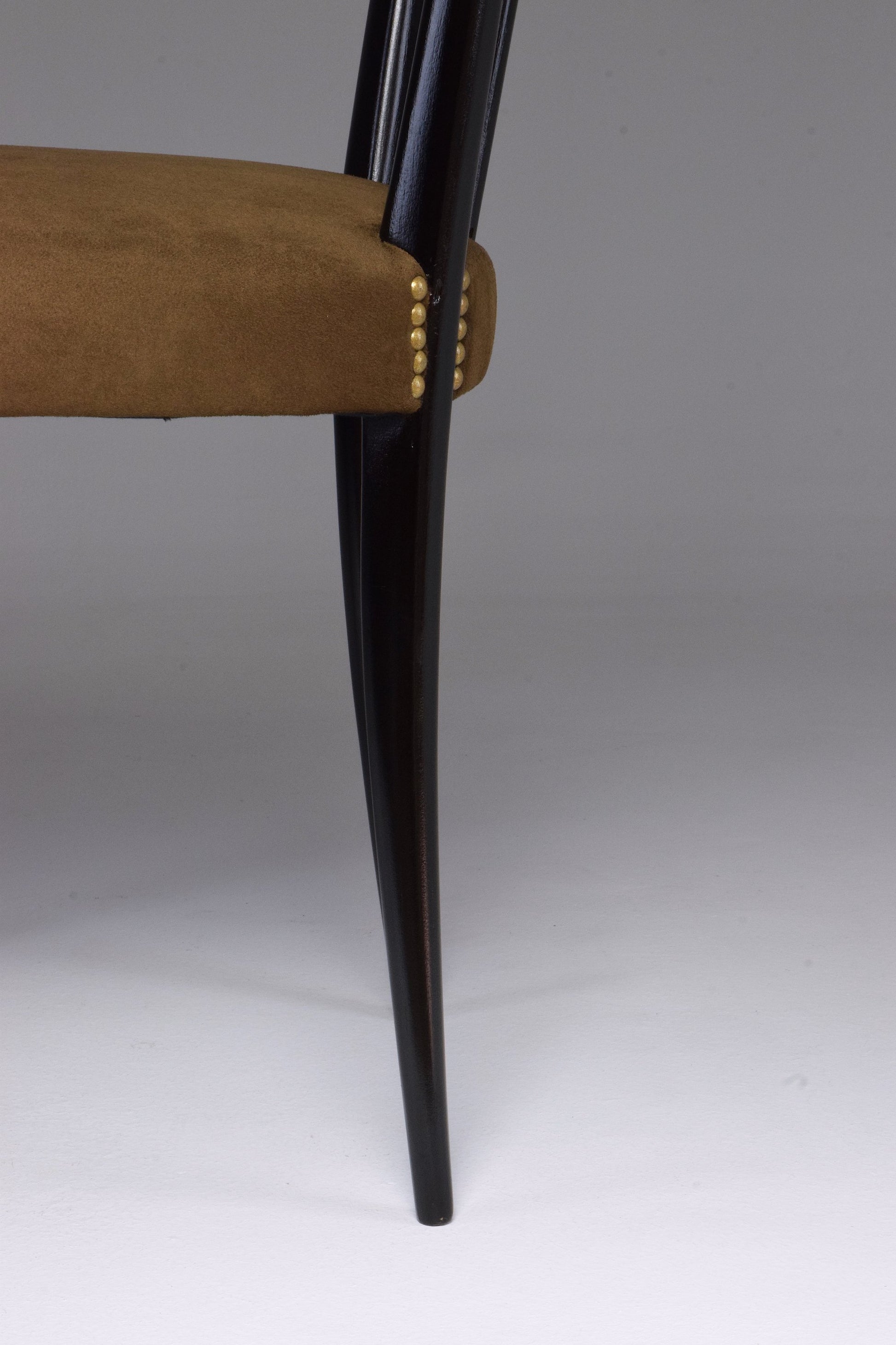 Italian Vintage Dining Chairs In the Style of Guglielmo Ulrich, Set of 6, 1940's - Spirit Gallery 