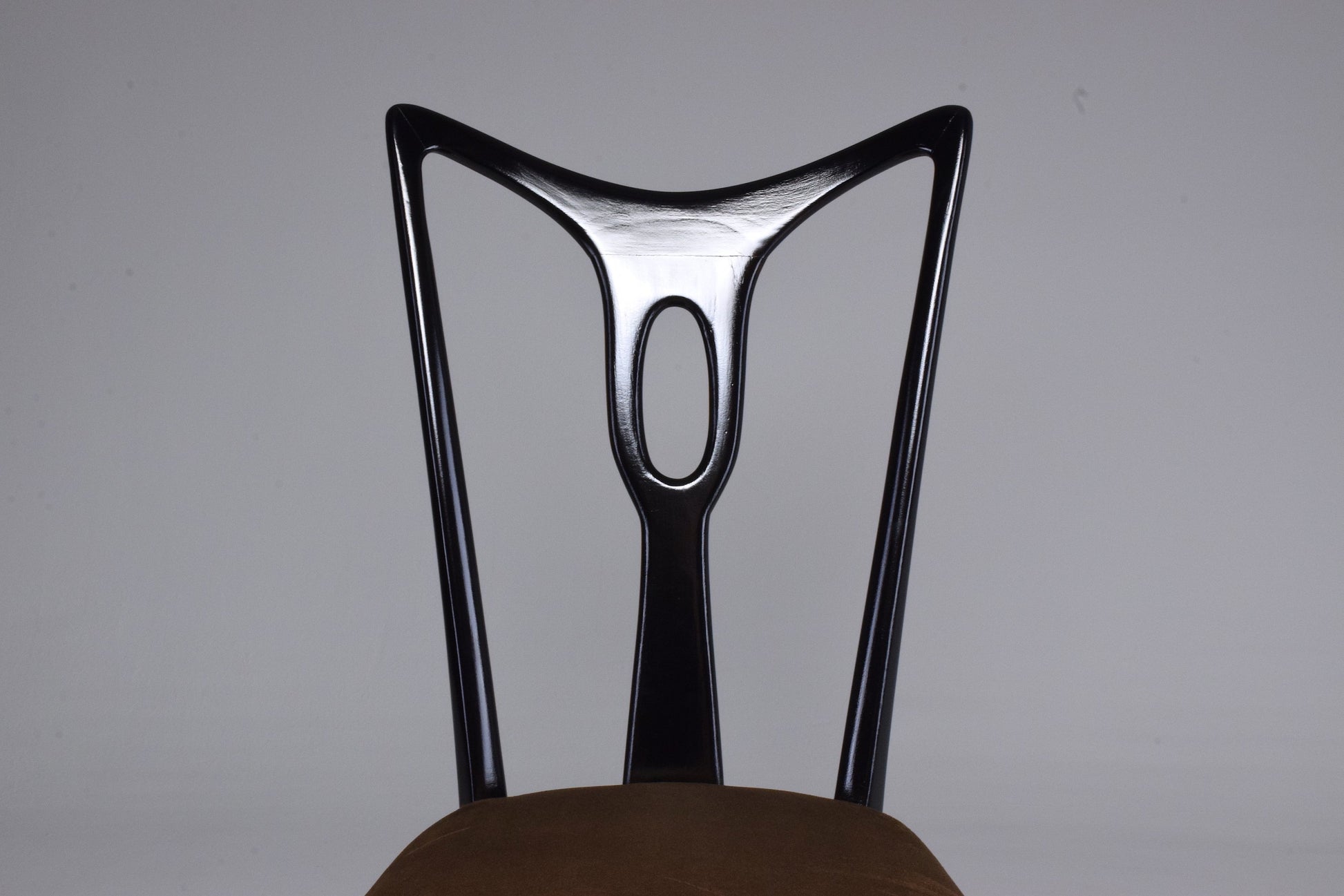 Italian Vintage Dining Chairs In the Style of Guglielmo Ulrich, Set of 6, 1940's - Spirit Gallery 