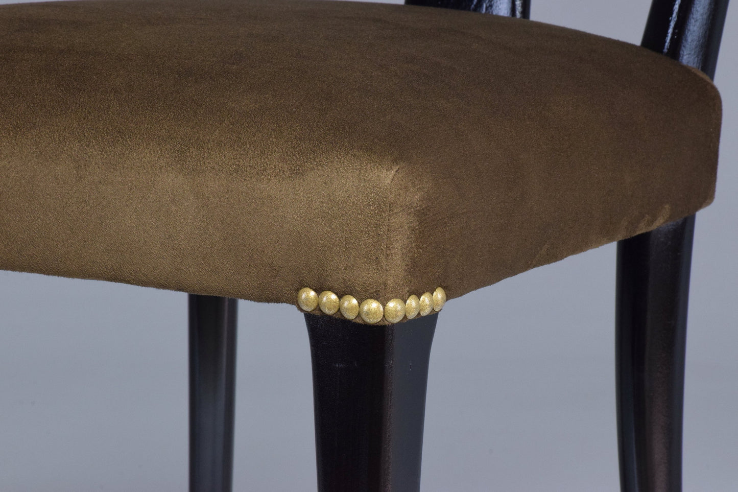 Italian Vintage Dining Chairs In the Style of Guglielmo Ulrich, Set of 6, 1940's - Spirit Gallery 