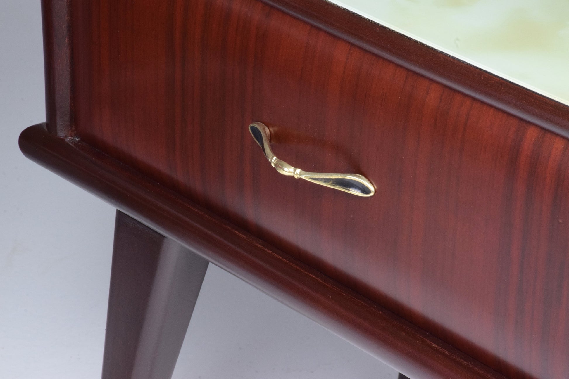 Italian Vintage Mahogany Mid-Century Nightstands, 1950's - Spirit Gallery 