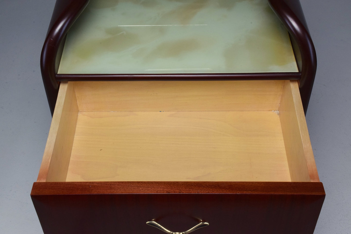 Italian Vintage Mahogany Mid-Century Nightstands, 1950's - Spirit Gallery 