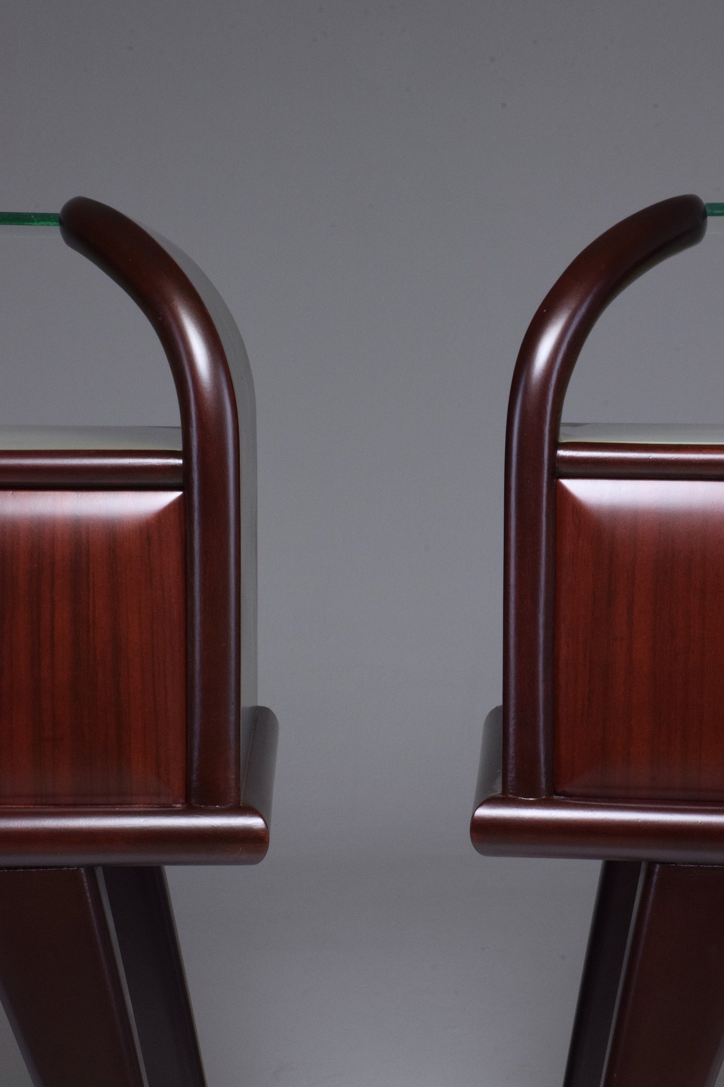 Italian Vintage Mahogany Mid-Century Nightstands, 1950's - Spirit Gallery 